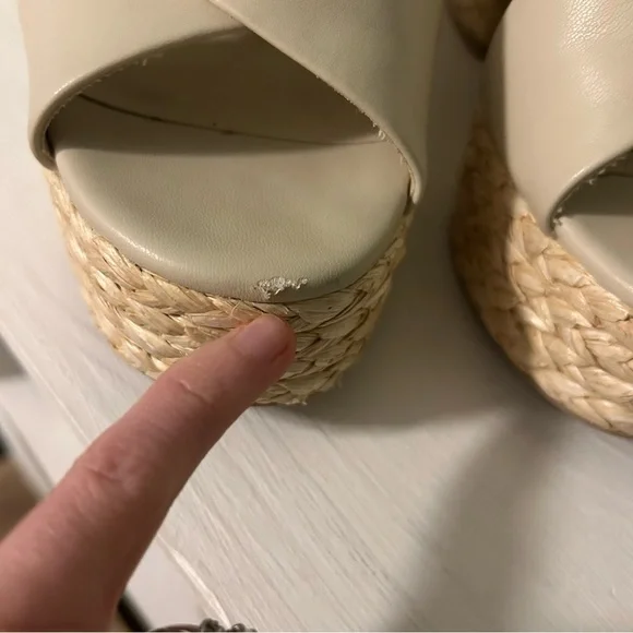 Dolce Vita Women's Eliana Platform‎ Raffia Sandal - Picture 2 of 9